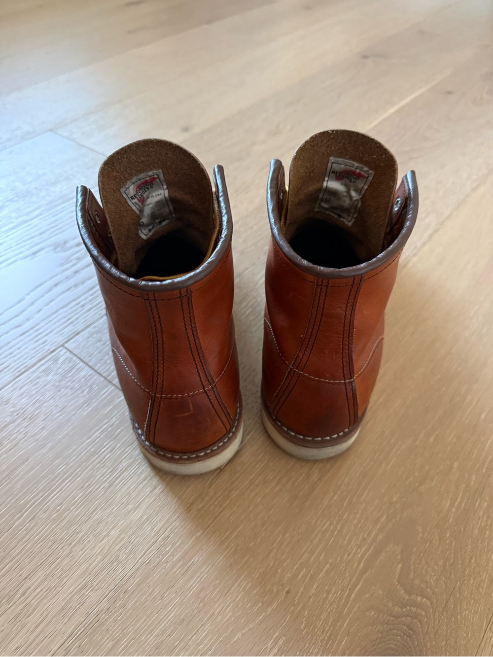 Red Wing Shoes Classic Moc Toe Heritage #875 6” Boot - Picture 3 of 10